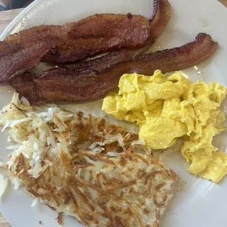 Thick Slice Bacon & Eggs