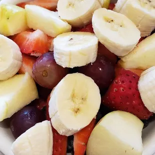 a bowl of fruit salad