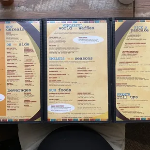 Breakfast Menu