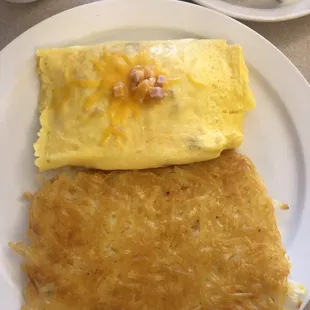 Ham and Cheese Omelette