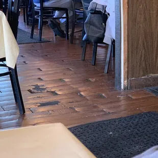 The whole floor was like this and worse.