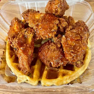 Chicken &amp; Wings and Waffle