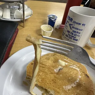 pancakes, food