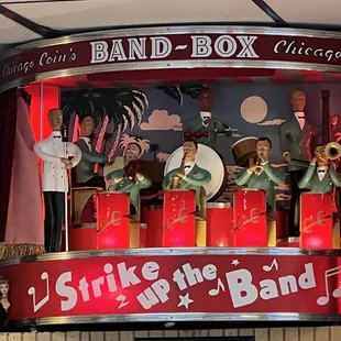 a band - box with a band on it