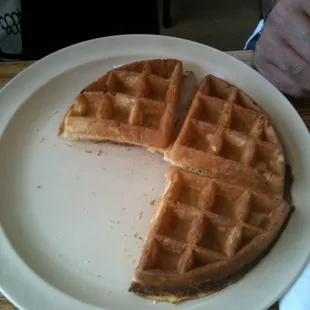 waffles, food