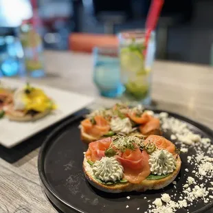 Alaskan Smoked Salmon Toast