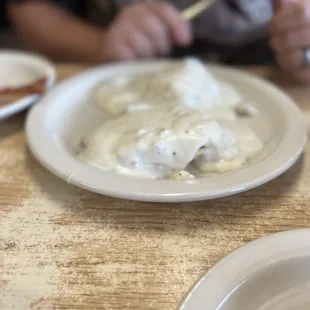 a plate of food on a table