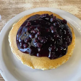 Blueberry pancakes
