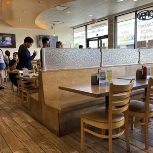 The inside of the location