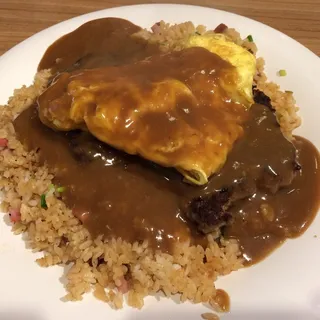 Double Patty Fried Rice Moco