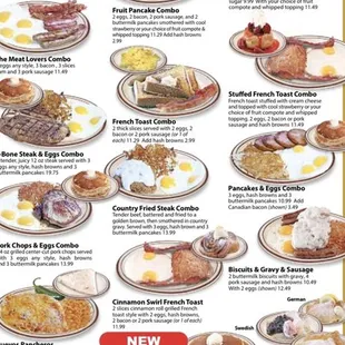 Pancakes and Eggs Combo, Mexican