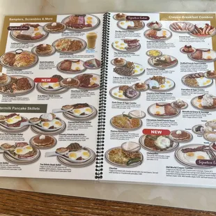 A lot of stuff on menu