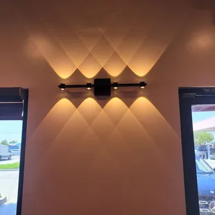 Lighting sets a nice ambiance!