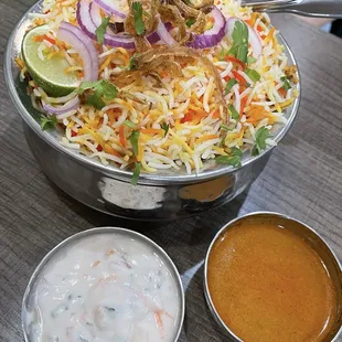 Hyderabad Vegetable Dum Biryani