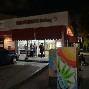 a panchitas bakery at night