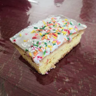 Bread as hard as a rock.