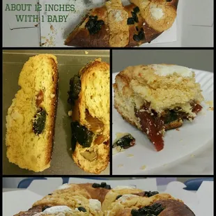 Small, stuffed, Rosca de Reyes