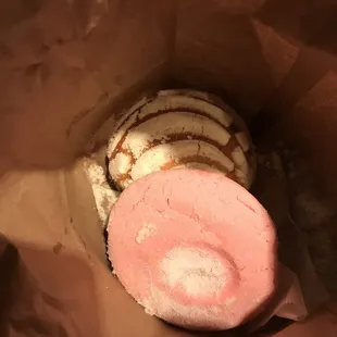 Fresh sweet bread. Wasn't dry