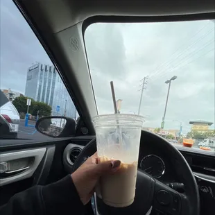 Organic Iced Coffee with Horchata