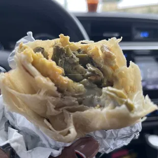 Nopales &amp; Egg burrito