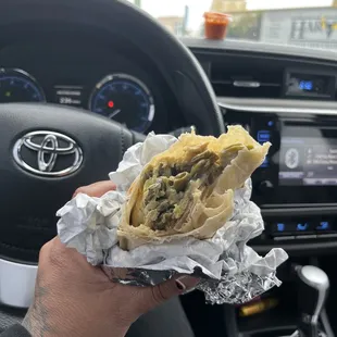Nopales &amp; Egg burrito