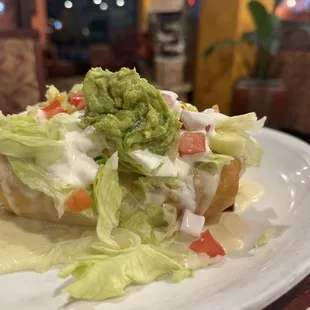 Side chimichanga