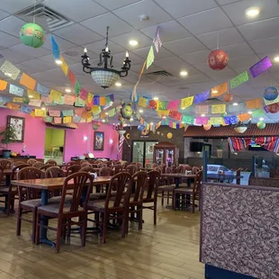 Pretty festive inside