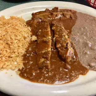 3 Tamale Platter! Delicious sauce!