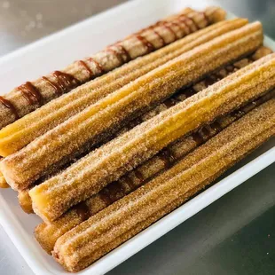 Warm churros!
