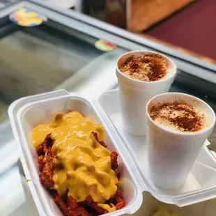Esquite or Hot Cheetos con queso