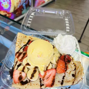 Delicious crepes!