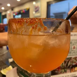 Top Self Margarita w/ Chamoy rim