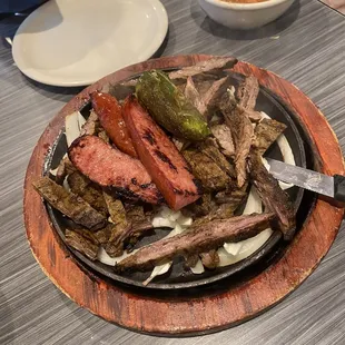 Fajita skillet dinner for two