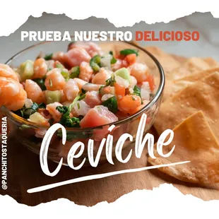 Freshly made ceviche