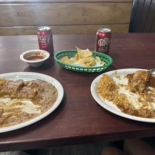 2 Cheese Enchilada Combo