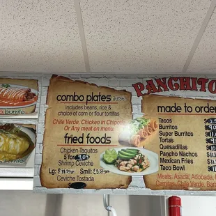 Photo of menu January 2022