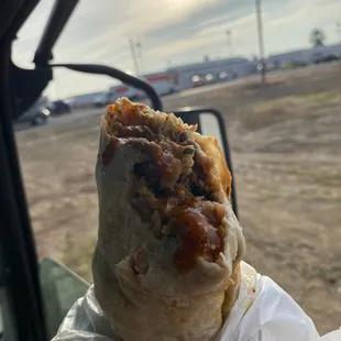Asada burrito w/Chile
