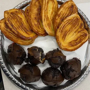 a variety of pastries
