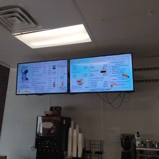 Menu. May 2024