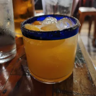 Peach and Hot Honey margarita.