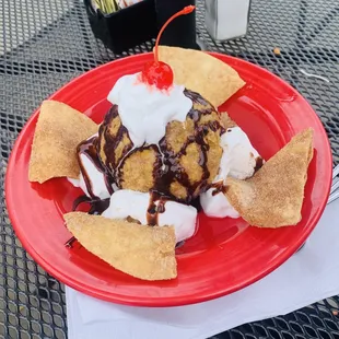 Fried ice cream