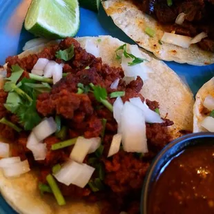 Chorizo tacos - amazing!