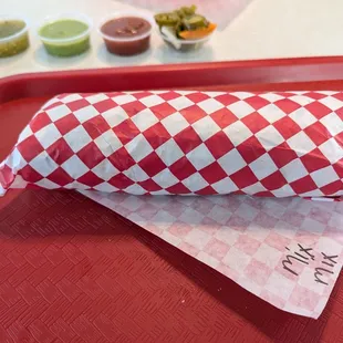 Wrapped breakfast burrito