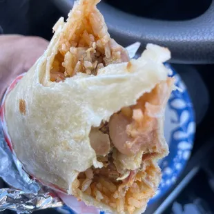 Chille verde burrito  $12 in 2023