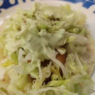 Fish taco, decent but I should have ordered another one.