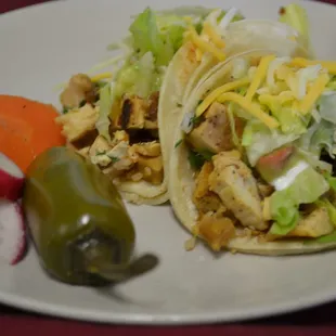 chicken gringo tacos!