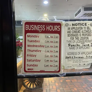 Business hours