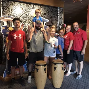 a group of people posing for a picture