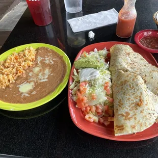 Quesadilla plate