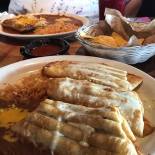 Chimichanga sampler
